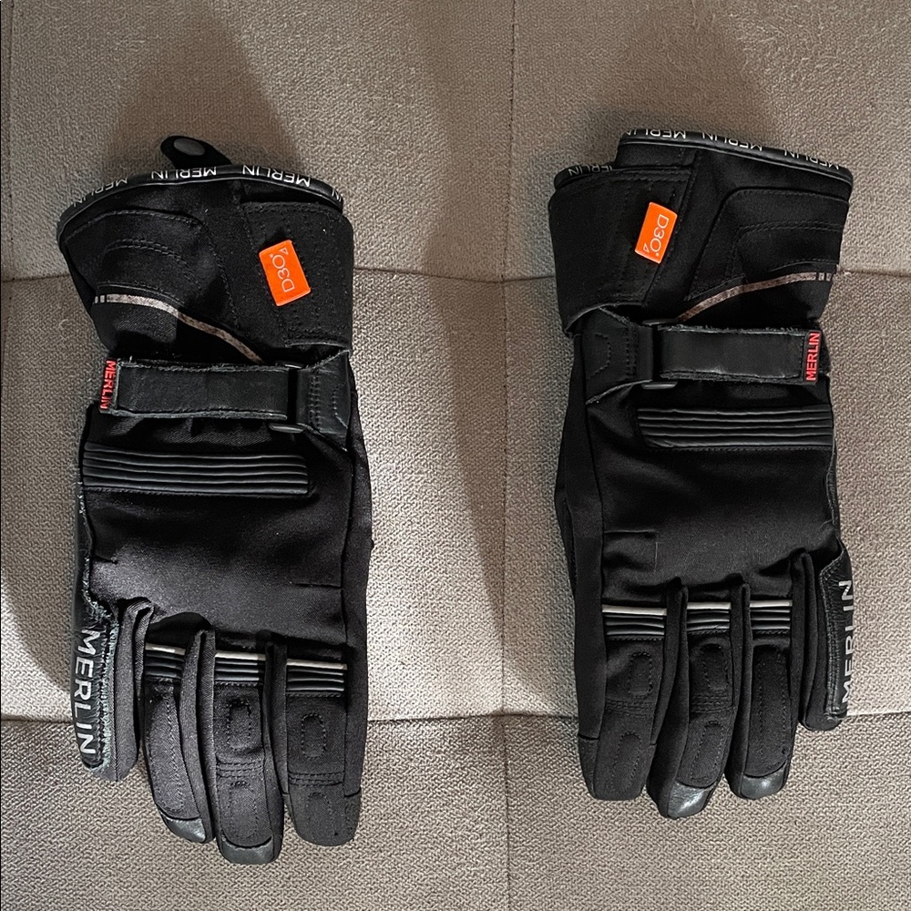 Merlin Titan 2.0 D30 Black Men's motorcycle Gloves